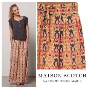 Maison Scotch Scotch & Soda abstract maxi skirt